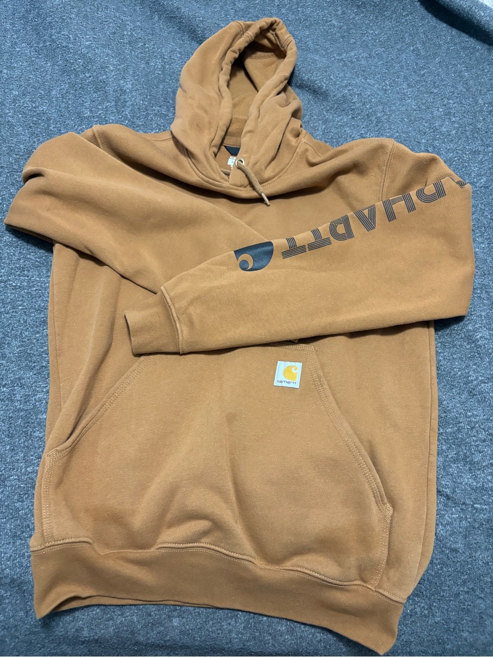 Carhartt Men’s Hooded Sweatshirt - Tan